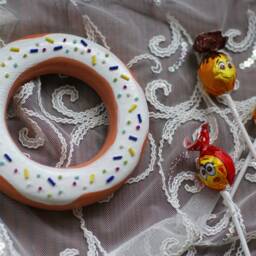 "Round Picture Frame From Wood, Decorative For Picture, Photo, Small Circle Living Room ""Bagel" - thumbnail 3