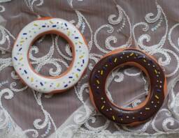 "Round Picture Frame From Wood, Decorative For Picture, Photo, Small Circle Living Room ""Bagel"