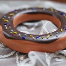 "Round Picture Frame From Wood, Decorative For Picture, Photo, Small Circle Living Room ""Bagel" - thumbnail 2