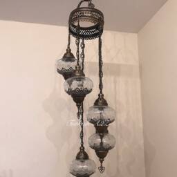 Chandelier With 5 Cracked Globes - Water Drop Model , Id147 - thumbnail 4