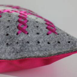 Felt Decorative Pillow, Embroidered - thumbnail 4