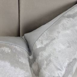Decorative Glamorous Luxury Cushion Cover New Home Nimbus Fabric Lumbar Pillow Case Silver Grey - thumbnail 4