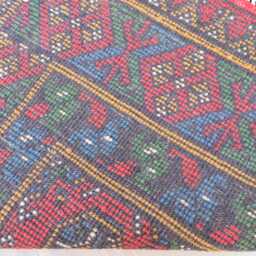 10 Ft Multicolor Runner Rug, 2'5x9'5 Turkmen Traditional Oriental Afghan Handmade Wool Natural Veg Dyes Hallway - thumbnail 4