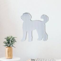 Personalized Dog Breed Acrylic Mirror Custom Engraved Pet Wall Art - thumbnail 2