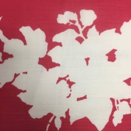 "Designers Guild Jasper Conran ""Sprig' in The Red & White Colourway Cushion Pillow Cover 18" - thumbnail 2