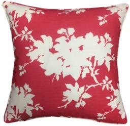 "Designers Guild Jasper Conran ""Sprig' in The Red & White Colourway Cushion Pillow Cover 18" - thumbnail 1