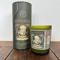 Diplomatico Rum Bottle Candle - Rock Salt & Driftwood Scented Soy Wax Gift Tube - thumbnail 3