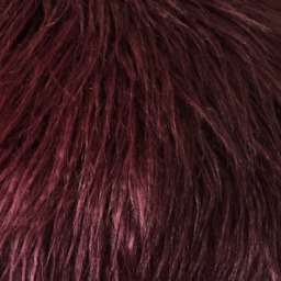 Faux Fur Pillow Cover, Burgundy Faux Pillow, Maroon Throw Red Sham, Toss Maroon, Wine - thumbnail 2