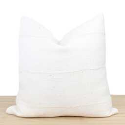 Off White Mudcloth Pillow Cover - thumbnail 2