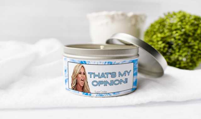 Real Housewives Of Orange County That's My Opinion Candle Tamra Judge 8Oz 16Oz - image 1