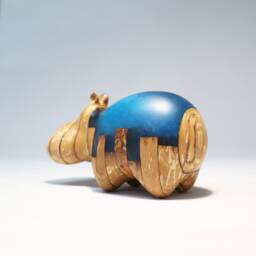 Duo Hippopotamus Sculpture - 6 - thumbnail 4