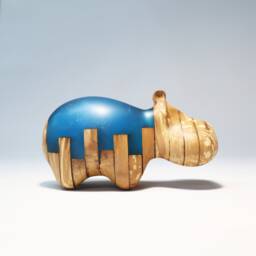 Duo Hippopotamus Sculpture - 6