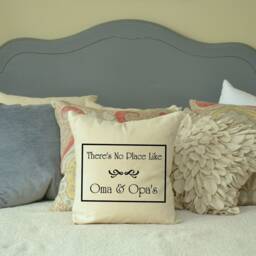 Grandparents Gift Idea, Anniversary, Hard To Buy For, Mothers Day, Personalized Name Pillow, Grandparents , For Pillow - thumbnail 3