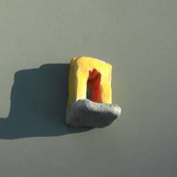 Middle Eastern Doorway - Wall Sculpture, Outdoor, Desk, Aquarium. Acrylic Paint On Polymer Clay - thumbnail 3