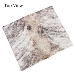 Genuine Cowhide & Steel Vanity Stool - For Makeup Dressing Table Or Footstool - Lfb-V - thumbnail 4