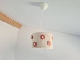 Daisy Flower Lampshade Boho Girl Nursery Chandelier