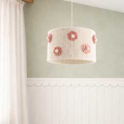 Daisy Flower Lampshade Boho Girl Nursery Chandelier - thumbnail 2