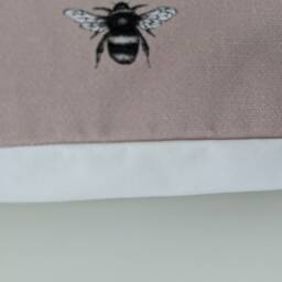 "Cushion Cover in Clarke & Abeja Bumble Bee Blush Pink 14"" 16"" 18"" 20"" 22"" 24" - thumbnail 2