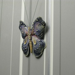 3D Butterfly Relief Sculpture Home Decor Wall Sculptural Painting Modern Interior Insects Art - thumbnail 4