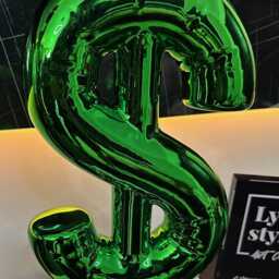 Pop Money - Sculpture Pop Art Statue Alec Monopoly Inspired Chrome - thumbnail 4