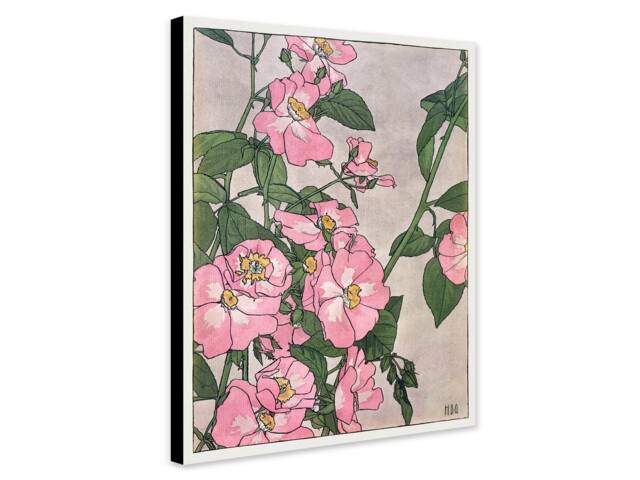 Prairie Rose Floral Art Print By Hannah Borger Overbeck - 1913 - image 1