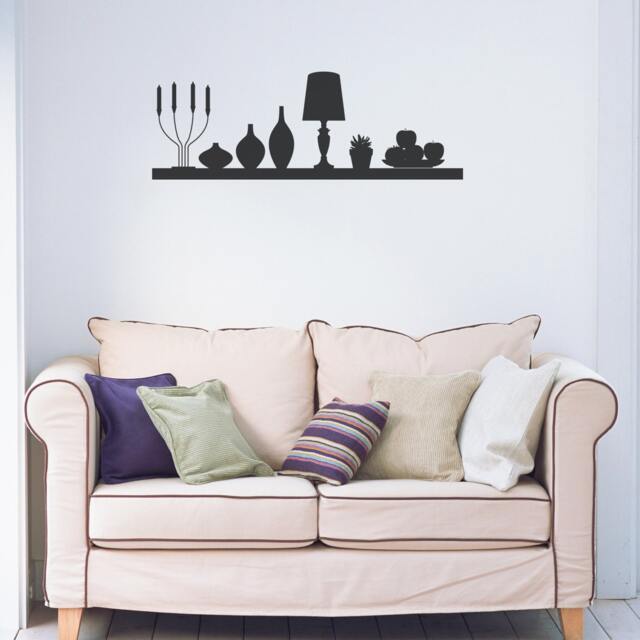 Shelf Wall Sticker - Living Room Home Decor Decals Stickers Art Decorating Inspiration - image 1