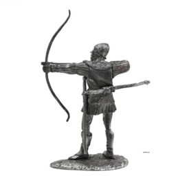 Tin 54mm French Archer Metal Figurine 132 Scale - thumbnail 3