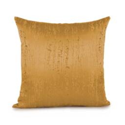 Gold Pillow, Throw Pillow Cover, Decorative Cushion Accent Satin Blend, Geometric Pattern, Modern Pillow Cover - thumbnail 1