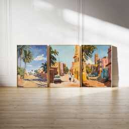 Set Of 3 Khartoum Posters, Wall Art, Prints, Travel Poster Set, Sudan Decor, Art Home Decor - thumbnail 2