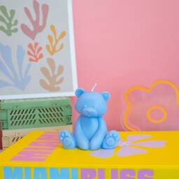 Handcrafted Teddy Bear Soy Wax Candle - Toronto Made - thumbnail 3