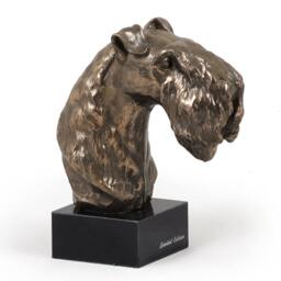 Kery Blue Terrier, Dog Marble Statue, Limited Edition, Artdog. Made Of Cold Cast Bronze. Solid, Perfect Gift. Limited Edition - thumbnail 2