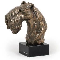 Kery Blue Terrier, Dog Marble Statue, Limited Edition, Artdog. Made Of Cold Cast Bronze. Solid, Perfect Gift. Limited Edition - thumbnail 3