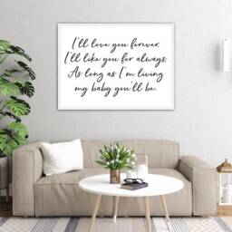 Nursery Art, Print Set, Download, Calligraphy Quote, Children's Playroom Baby's Room Signs With Quotes - thumbnail 2