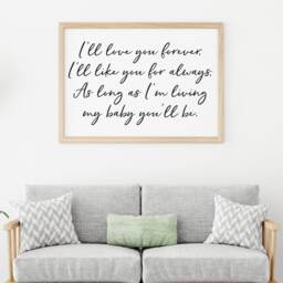 Nursery Art, Print Set, Download, Calligraphy Quote, Children's Playroom Baby's Room Signs With Quotes - thumbnail 1