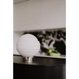 Set Of 2 X Table Lamps in Art Deco Style, Desk Lamp, Milk Glass Night Lamp - thumbnail 2