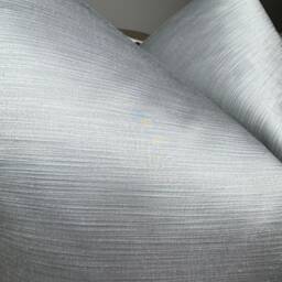 Handmade Designer Guild Silver Satin Cushion Cover, Euro Pillow Sham/Double Sided - thumbnail 2