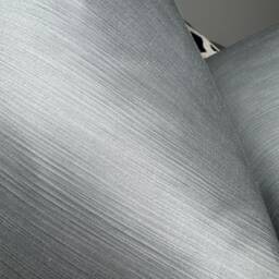 Handmade Designer Guild Silver Satin Cushion Cover, Euro Pillow Sham/Double Sided - thumbnail 4