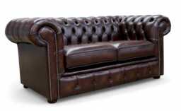 Chesterfield Sofa 2 Seater Real Leather Handmade Brand New Antique Oxblood/Green/Tan