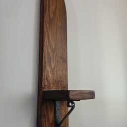 Wooden Gothic Style Wall Sconce's - thumbnail 2