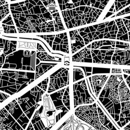 Paper Cut Map Bucharest 12??12 In. Art Ideal Gifts - thumbnail 2