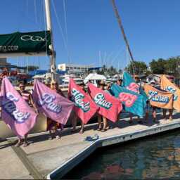 Personalized Retro Beach Towel Groovy Custom Name Bath Towel - thumbnail 2