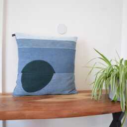 Denim Pillow Cover 18''x 18'' - thumbnail 2