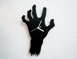 Halloween Night Of The Living Dead Zombie Hand - Wall Clock - thumbnail 1