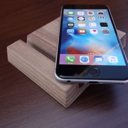 Wood Ipad Stand. Air - Pro Mini Wooden Stand. Walnut Tablet Stand - thumbnail 4