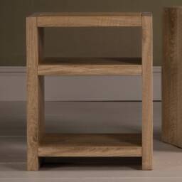 Bedside Table Solid Oak - thumbnail 2
