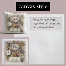 65Th Birthday Cushion Women Birthday Gift Cushion Her 65 Yearskeepsake Pillow Friend Sister Mum Aunt Auntie Nana Personalised Present - thumbnail 4