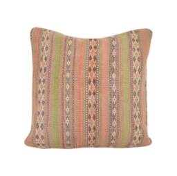 Handwoven Wool Kilim Pillow Cover - thumbnail 1
