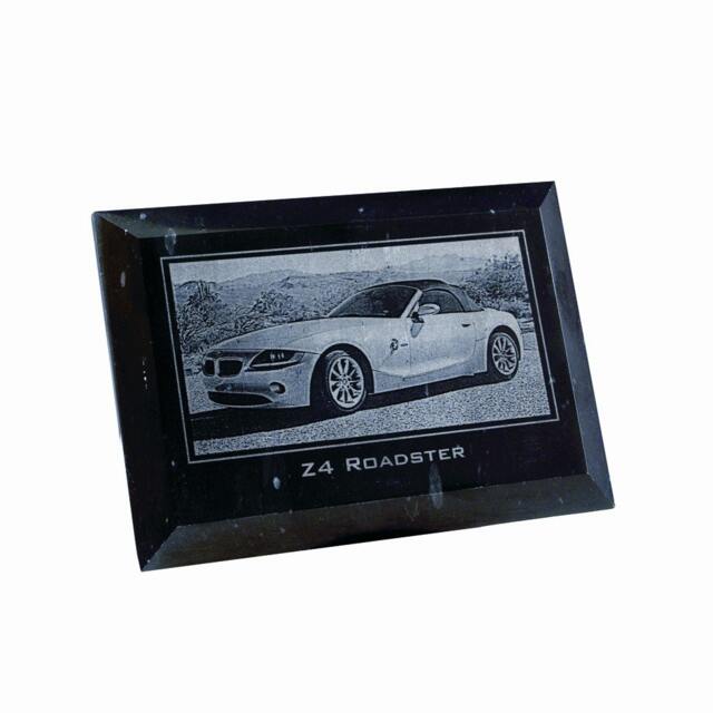 Personalized Black Marble 5x7 Portrait Plaque - Laser Engraved With Your Photo - image 1
