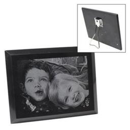 Personalized Black Marble 5x7 Portrait Plaque - Laser Engraved With Your Photo - thumbnail 3