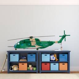Sikorsky Ch-53 Sea Stallion Heavy-Lift Transport Helicopter Marines Wall Vinyl Decal Man Cave Father Gift Decor Military